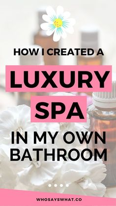 Create a spa in your bathroom Productivity Routine, At Home Spa Day, Pamper Routine, Home Spa Day, Teen Skincare, Routine Checklist, Pampering Routine