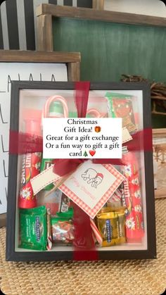 Kaycee Greer on Instagram: "A great way to gift a gift card! Fill this frame with a little Holiday fun! Fill it with treats, socks or other small items. Happy Gifting!🎄🎁

❤️Comment link for the link to be sent to your inbox
❤️Follow @thegiftstagram for more gift ideas! 

#christmas #christmasgifts #christmasgiftideas #christmasgiftguide #christmasgifting #gifts #giftideas #giftwrapping #giftgiving #giftingsolutions #giftseries #tips #tipsandtricks #giftguide #giftshopping #giftexchange  #holidayseason #holidaygifts #holidaygifting #gifttags #holidaygiftideas  #giftshopping #christmasgifts #christmasgifttags #christmasgiftideas #christmasgifts #christmasgifting #christmasgift #giftcards #giftexchange"