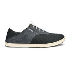 OluKai Nohea Moku - Dark Shadow | Men's Sneakers No Tie Laces, Traditional Boats, Casual Slip On Shoes, Bespoke Post, Boat Shoe, Elastic Laces, Mens Outfitters, Perfect Shoes, Designer Heels