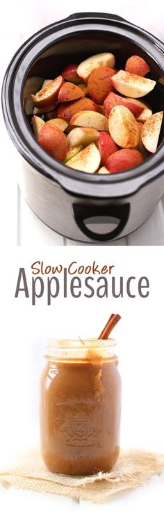 slow cooker applesauce is the best way to make apple cider sauce