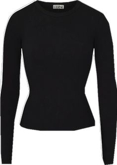 Ribbed Fabric, Everyday Wardrobe, Workout Tops, Fitness Models, Long Sleeve Tees, Slim Fit, Wardrobe, Tops & Tees, Long Sleeve