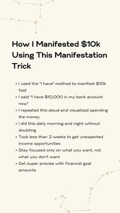 369 Money Manifestation, How To Manifest Money, Visualization Manifestation, Visualization Techniques, Attracting Money, Second Brain, Attraction Affirmations, Money Manifestation