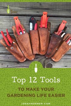 the top 12 tools to make your gardening life easier