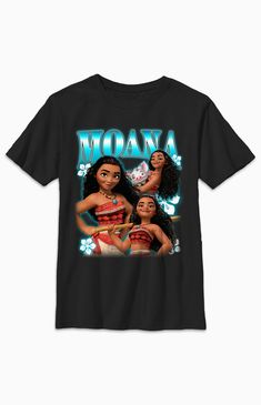 Online only! The Kids Moana Collage T-Shirt celebrates the adventurous spirit of Disney's Moana with a vibrant collage design. Featuring a crew neckline, short sleeves, and a comfortable fit, it's ideal for young fans of the courageous princess and her journey across the sea.


	Solid color tee
	Short sleeves
	Crew neckline
	Front graphic
	Regular fit
	100% Cotton
	Machine washable Disney Moana, Indie Brands, Collage Design, Kids Sale, Kids Graphic Tees, Moana, Pant Shirt, Pacsun, Tee Shop