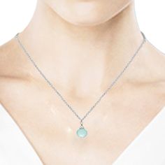 This is a very simple and charming necklace, handmade with a genuine Aqua Blue Chalcedony gemstone and 925 Sterling Silver. ✤SIZE OF GEMSTONES: 10x10 MMM TOTAL WEIGHT OF ✤GEMSTONES: 4.5 Cts. each NECKLACE ✤LENGTH: 18 INCHES ♥ LESS PLASTIC = MORE OCEAN: These will come in a Plastic-FREE box, wrapped with a lovely ribbon, ready for gift giving. S E E ∙ M A T C H I N G ∙ E A R R I N G S https://www.etsy.com/listing/681343783/blue-chalcedony-earrings-genuine?ref=shop_home_active_5&frs=1 M O R E Light Blue Sterling Silver Birthstone Necklace, Light Blue Birthstone Necklace In Sterling Silver, Delicate Blue Sterling Silver Necklace, Elegant Light Blue Crystal Necklace For Gift, Elegant Light Blue Crystal Necklace Gift, Blue Round Pendant Necklace For May Birthstone, Light Blue Sterling Silver Necklace Gift, Light Blue Sterling Silver Necklace For Gift, Blue May Birthstone Round Pendant Necklace