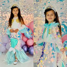 Transform your little girl's fantasies into reality with our enchanting Mermaid Sequin Dress, designed for girls aged 1-10. This stunning dress, adorned with shimmering sequins and delicate organza, is perfect for birthdays, parties, and dress-up play. Available in multiple variations, you can choose just the dress or complete the look with a crown, bag, and cape. Material: High-quality sequins and organza with a comfortable lining Variations: Dress only, dress with crown, dress with crown and b Crown Bag, Mermaid Sequin Dress, Crown Dress, Mermaid Sequin, Mother Daughter Gifts, Mermaid Princess, Mermaid Costume, Dress For Girls, Mermaid Dress