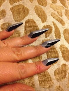 My obele nails for professional beauty `12! Weird Illusions, Ongles Design, Hand Nail Art, Nails Training, Scary Nails, Candy Nails, Alien Queen, Wow Nails, Gel Nail Extensions