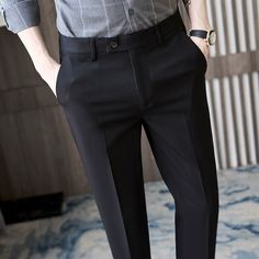 Applicable Season : Spring and Autumn Applicable Scene : Office Place Of Origin : China (mainland) Model Number : 12368497 Style : Formal Front Style : Flat Pant Closure Type : zipper fly Material : POLYESTER,Viscose CN : Zhejiang Gender : MEN Item Type : Suit Pants Tips: This is Asian Size .Pls double check the pant waist. NOTE:If you are not sure about the size, please leave us your weight and height, waist and hip measurements. We can help you to choose the correct size. Flat Pant, Dress Office, Style Formal, Slim Fit Dress, Slim Fit Dresses, Suit Pants, Fit Dress, Mens Casual Shoes, Long Sleeve Hoodie