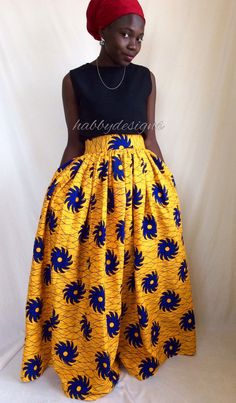 Ola Ankara Maxi skirt with pockets, Ankara maxi skirts, Ankara fabric, African fabric, African maxi Yellow Wide Leg Maxi Skirt With Lining, Yellow Full Maxi Skirt, Yellow Relaxed Flared Maxi Skirt, Yellow Maxi Full Skirt, Yellow Flowy Full Maxi Skirt, Yellow Relaxed Fit Flared Maxi Skirt, Yellow Relaxed Full Maxi Skirt, Yellow Flowy Maxi Skirt, Yellow Long Gathered Skirt