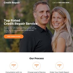 an image of a website page for a credit repair company that is looking to hire