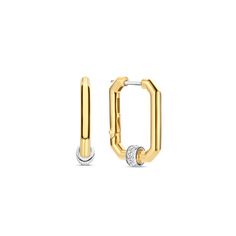 Classic Edge Huggie Earrings by Ti Sento - Available at SHOPKURY.COM. Free Shipping on orders over $200. Trusted jewelers since 1965, from San Juan, Puerto Rico. Multiple Earrings, Ear Party, Platinum Rose Gold, Plain Bands, Cz Earrings, Brown Diamond, Old Jewelry, Cz Stone, Wedding Rings For Women