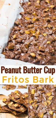 peanut butter cup fritos bark recipe