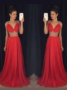 Escote: Escote en V
Silueta: Corte A/Elegante
Sujetador incorporado: Sí
Manga: Sin mangas
Cintura: Natural
Estilo de espalda: Otro
Dobladillo/Cola: La longitud del piso Inexpensive Prom Dresses, Red Prom Dress Long, Custom Made Prom Dress, Vintage Evening Gowns, Evening Dresses Uk, Robes D'occasion, Designer Party Dresses, Cheap Wedding Dresses Online, Chiffon Dresses