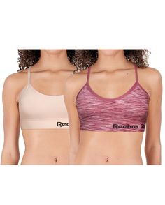 PRICES MAY VARY. OFFICIAL REEBOK: Women's Seamless Performance Bra; Greatness doesn’t come from standing still, Living an active life enables people to be their best selves TAG FREE: Lightweight, stretchy bralette designed for comfort; smooth, seamless, tag free design reduces irritation on sensitive skin; Performance bra provides medium support and is ideal for low impact activity CROSS BACK: Cami bralette with adjustable spaghetti straps; ensure this bralette fits perfectly and the no-show str Best No Show Bras, Wire Free Bra, Cami Bra, Free Bra, Active Life, Reebok Women, Skin Irritation, Everyday Bra, Other Outfits