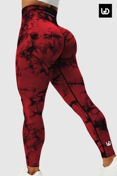 Aimy | Leggings Red Introducing our Seamless Tie Dye Leggings, the perfect blend of style and performance for your gym sessions. These leggings have a vibrant tie-dye pattern that adds a playful and energetic touch to your training outfit. The seamless construction offers a comfortable and flattering fit so you can move with ease. #aimyleggings #redleggings #activewearstyle #fitnessfashion #athleisurechic #comfyandbold #gymessentials #fashionforwardfit #workoutmotivation #leggingslove Red Sportswear Bottoms For Gym, Red Compression Leggings For Yoga, Red Compression Yoga Leggings, Red Compression Yoga Pants, Red Compression Yoga Pants For Pilates, High Stretch Red Athleisure Leggings, Red Athleisure Bottoms For Gym, Red High Stretch Yoga Pants For Pilates, Red Stretch Yoga Pants For Pilates