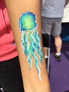 Sea Unicorn, Cool Face Paint, Face Awards, Internet Fame, Arm Painting