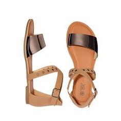 Crisscross Comfortable Flat Tan Metallic Sandals Avon Beauty Boss, Jeweled Sandals, Metallic Sandals, Comfortable Flats