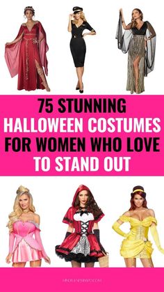 halloween costumes for women who love to stand out from the rest of their costume collection