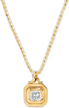 Elegant Medallion Necklace With Initial Pendant, Tarnish-resistant, Elegant Tarnish-resistant Medallion Necklace With Initial Pendant, Classic Yellow Gold Charm Necklace With Coin Pendant, Classic Yellow Gold Square Pendant Charm Necklace, Elegant Gold Diamond Necklace With Coin Pendant, Timeless Yellow Gold Necklace With Rectangular Pendant, Yellow Gold Pendant Charm Necklace With Satellite Chain, Classic 14k Gold Necklace With Satellite Chain, Yellow Gold Diamond Cut Rectangular Pendant Necklace