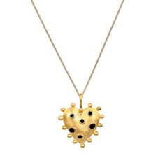 Chunky heart pendant with bumps all over, on a delicate chain gold plated necklace. 
Length: 16.5"+ 1.5" Crazy Heart, Cute Headphones, Infinity Heart, Delicate Chain, Heart Shape Pendant, 24kt Gold, Chain Gold, Necklace Black, Chunky Necklace