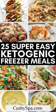 25 super easy ketogenic freezer meals