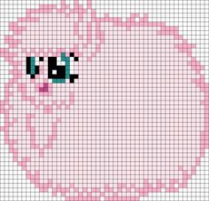 a pixellated pink pig with the letter b in it's eyes and nose