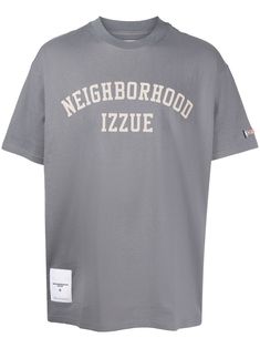 dark grey cotton logo print to the front graphic print to the front logo patch at the sleeve logo patch to the side number print to the rear short sleeves straight hem Cotton Logo, T Shirt Vest, Grey Cotton, Logo Print, Patch Logo, Size Clothing, Graphic Prints, Dark Grey, Print T Shirt