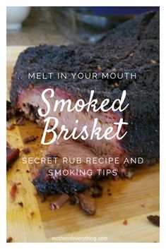 Smoked Brisket recipe and tips, rub recipe, brisket rub recipe #bbq #smokedmeat #smokedbrisket #food #brisket Best Smoked Brisket, Smoked Brisket Rub, Brisket Rub Recipe, Smoked Beef Brisket Recipes, Pellet Smoker Recipes, Best Recipes Ever, Brisket Recipes Smoked, Traeger Grill Recipes, Brisket Rub