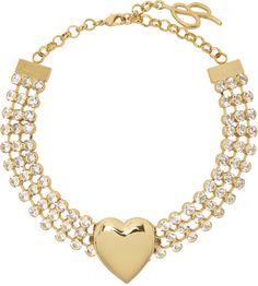 Gold Heart Choker, Choker Style Necklace, Heart Choker, Choker Style, Girly Jewelry, Chain Choker, Metal Necklaces, Gold Heart, Heart Of Gold