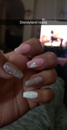 This unofficial subreddit is dedicated to the stories, worlds, and magic of all things Disney! From movies, theme parks, games, music, shopping,... Disney Nails Coffin Shape, Coffin Disney Nails, Vacation Nails Disney, Disneyworld Nails Acrylics, Disney Nails Acrylic Mickey Mouse, Nails For California Vacation, Disney Nails Inspiration, Disney Nails For Short Nails, Cute Nails Disney