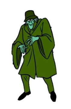 an animated man in a green coat and hat with his hands on his hips,