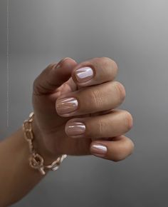 Metallic Nail Ideas, Nude Chrome, Metallic Nail, Chrome Nails Designs, Nude Nail Designs, Modern Nails, Metallic Nails, Nails 2024