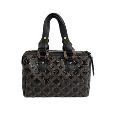 Louis Vuitton - Excellent - LE speedy eclipse (black sequined) - Brown / Black - Handbag Description * Black sequins in the Louis Vuitton monogram * Louis Vuitton monogram on toile canvas * Black leather strap top handles * Polished brass hardware * Large zipper pull * Black fabric interior * Two interior patch pockets * Includes Entrupy Certificate Measurements * Width: 11 in / 27.94 cm * Height: 8 in / 20.32 cm * Depth: 6 in / 15.24 cm * Handle Drop: 6 in / 15.24 cm Details * Made In: France * Color: Brown / Black * Accessories: Dust Bag * Material: Coated Canvas, Leather Condition * Very Good * Hardware scratches Delivery 5-8 or 10-15 working days Please note that during high season and Sale period, delivery times may be affected We accept payment with a Credit card, Debit card, or PayP France Colors, Black Handbag, Speedy 30, Black Accessories, Strap Top, Vuitton Bag, Strap Tops, Black Sequins, Black Handbags