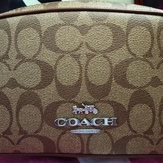 Coach Signature Belt Bag New Condition Brand New Please Look At All The Photos And Ask Questions If You Have Any Concerns Make An Offer Thank You For Checking Out My Closet Bags Coach, Cosmetic Bags, Belt Bag, Coach Bags, Cosmetic Bag, Look At, Bag Lady, Thank You, Brand New