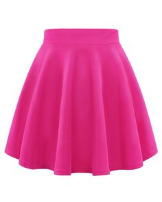 PRICES MAY VARY. Material-Girls skater skirt is made of high quality skin-friendly fabric, lightweight, breathable, soft, no pilling and no colour fading.suitable for all seasons. Design-Girls mini flared skirt, A-line shape slims the figure, elastic high waist is easy to put on and take off without feeling constricted Occasions-Girls pleated tennis skirt is suitable for most occasions, whether it's for daily wear, school, party, prom, dance, sports, tennis, golf, beach, holidays Matching- Girls Pink Athletic Skirt, Cute Pink Skirt, Sky Dancers, Pink Skater Skirt, Pink Skirts, Hot Pink Skirt, Dance Sports, Plain Skirt, Sports Tennis