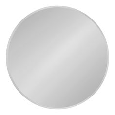 a round mirror on a white background