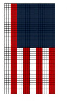 an american flag is shown in red, white and blue