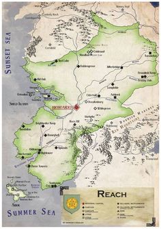 a map of the middle earth with several locations