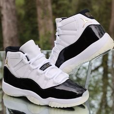 Air Jordan 11 Retro DMP Gratitude 
Men’s Size 7.5 
White, Black 
CT8012-170 Jordan 11 Gratitude, Jordan 11 Black And White, Brother Birthday Gift, Nike Air Max Ltd, Brother Birthday, Air Jordan 11 Retro, Jordan 11 Retro, Air Jordan 11