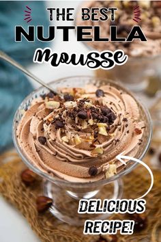 the best nutella mousse recipe