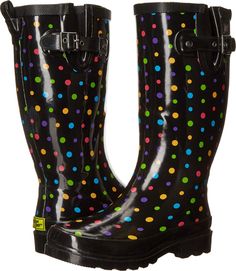 PRICES MAY VARY. WATERPROOF RAIN BOOT | Our Western Chief Women's Printed Tall Rain Boots are made with rubber, which is waterproof and durable. The handmade vulcanized construction prevents weak spots in seams and allows us to make our fun designs. SOFT AND COZY POLY/COTTON LINING | We line our women's boots with soft, polyester/cotton blend lining to give comfort. Our lining also absorbs moisture. You will stay dry, cozy, and warm in these boots! COMFORTABLE INSOLE | We know standing on your f Tall Rain Boots, Wellies Rain Boots, Boots Comfortable, Garden Shoes, Rain Boot, Fashion Toys, Fun Prints, Outdoor Garden, Cool Things To Make