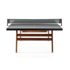 the ping pong table is shown in front of a white background