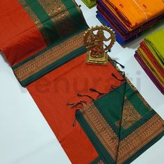 Authentic Gadwal Silk Saree with Zari Work Bengals Gadwal Sari for Women Gift for Her by Venurati on Etsy Traditional Blouse Piece With Printed Border For Transitional Season, Ceremonial Cotton Silk Dupatta For Festivals, Cotton Silk Traditional Wear For Rituals And Festivals, Traditional Orange Cotton Silk Blouse Piece, Festival Cotton Silk Dupatta With Border, Traditional Wear With Border For Diwali Ceremonies, Orange Traditional Wear With Border For Festivals, Festive Traditional Wear With Printed Border For Ceremonies, Traditional Diwali Blouse Piece With Printed Border