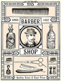 Barber Sign, Barber Shave, Barber Man, Vintage Barber, Barber Tools, Flower Iphone Wallpaper, Showroom Design