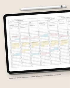 Weekly Study Planner | Undated Weekly Study Planner Template | Digital Study Planner for iPad #pl... diyplannerideas #freeprintablemealplanner #notion_weekly_planner_template #freestudentplanner📐 Weekly Study Planner Template, Weekly Study Planner, Digital Study Planner, Study Planner Template, Brain Template, Notion Second Brain, Simple Weekly Planner, Planner Calendar Printables