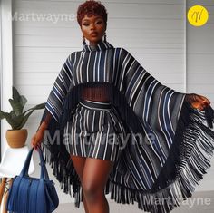 Ankara Street Style, Convertable Clothing Fashion, Two Piece Ankara Outfit, Afro Style Fashion, Flamboyant Outfit, Wedding Guest Dress Styles, Classy Short Dresses