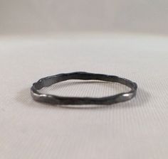 Oxidized Sterling Silver Stackable Ring Sterling Silver Stackable Rings, Stackable Ring Sets, Tiny Rings, Ring Black, Stackable Ring, Oxidized Sterling Silver, Stackable Rings, Black Rings, Ring Sets