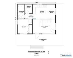 the ground plan for a small house