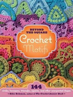 crochet motif book cover