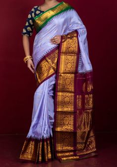 Exclusive Mahapar Gadwal Pure Silk Saree - db27086 Batik Print Dress, Salwar Suits Party Wear, Lehenga Jewellery, Saree Sale, Dresses Traditional, Lehenga Style, Lawn Dress, Jamdani Saree, Purple Wine